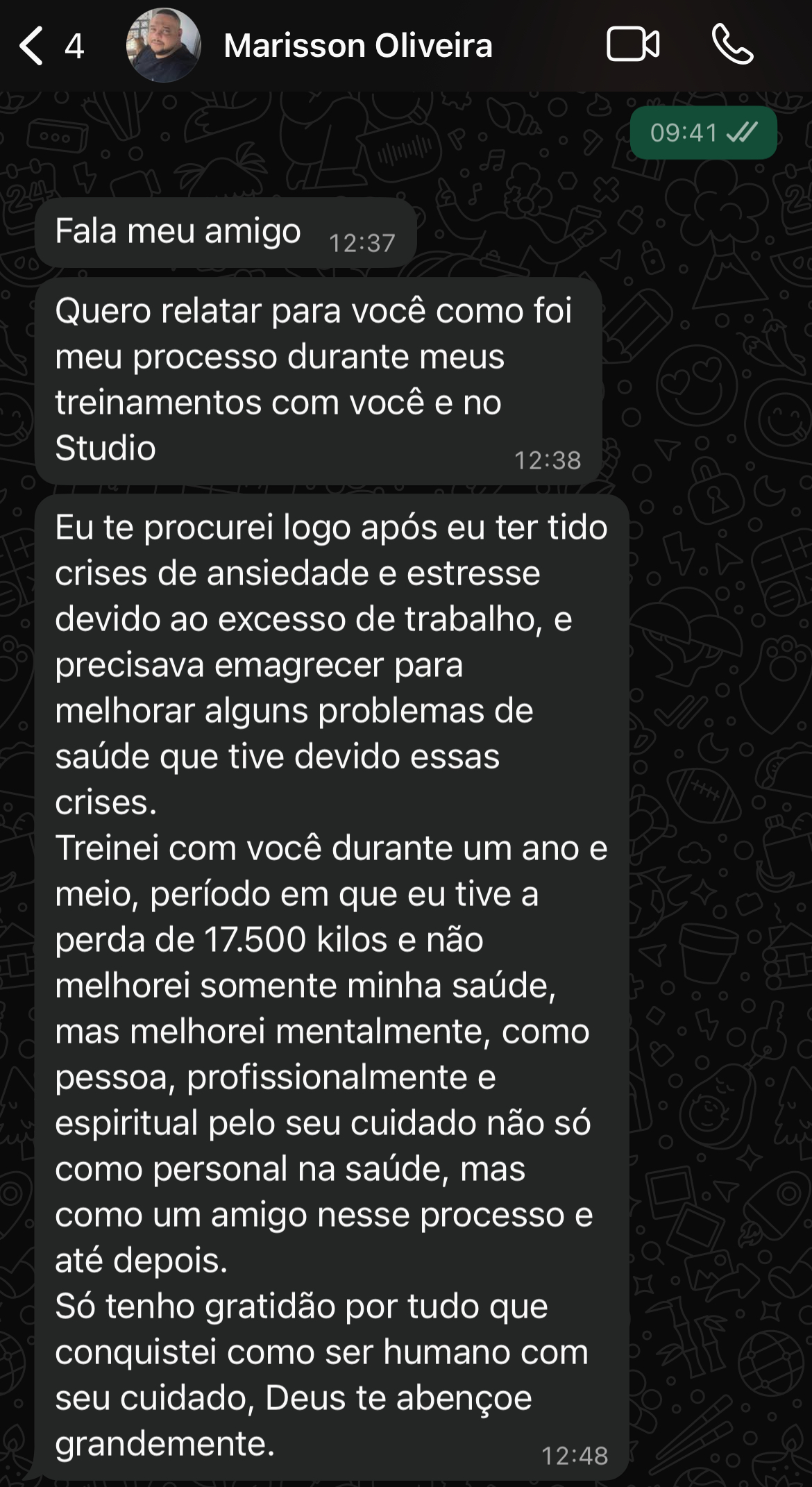 Depoimento Maurício Saldanha